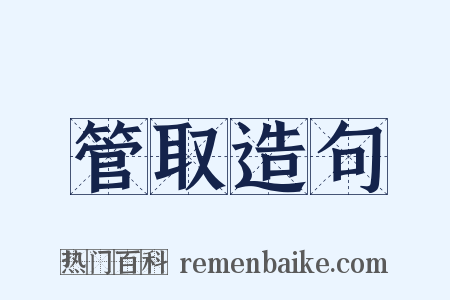 管取造句是什么意思的图片